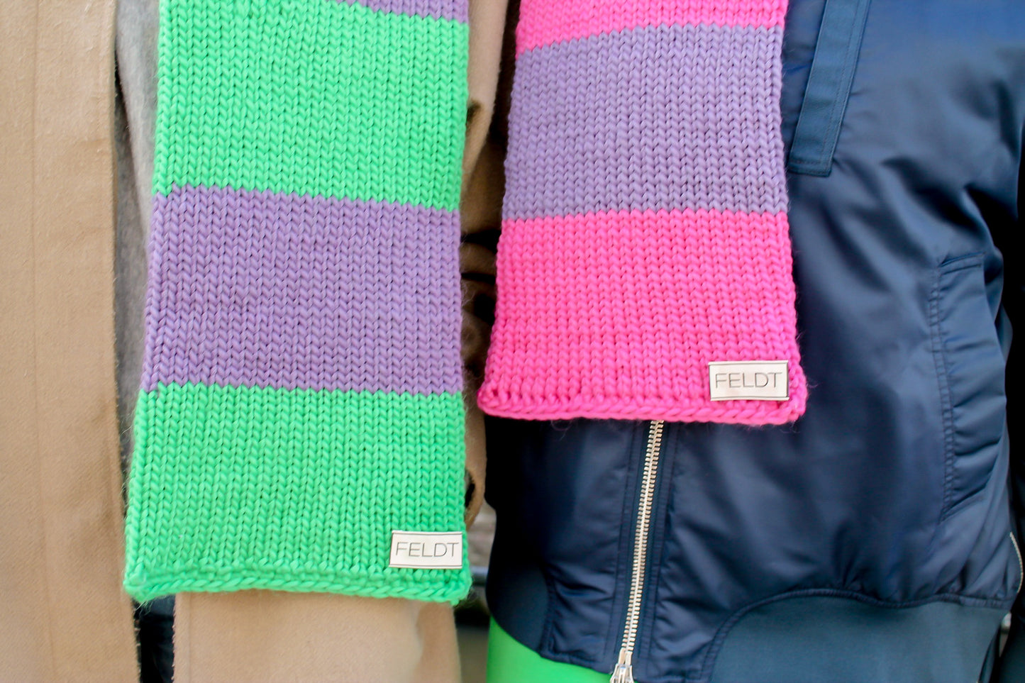 Sjaal - roze / paars