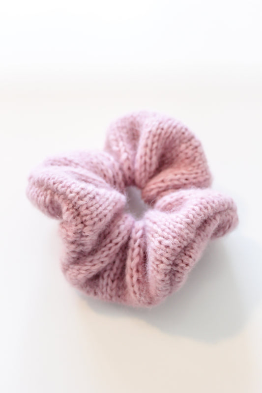 Roze scrunchie