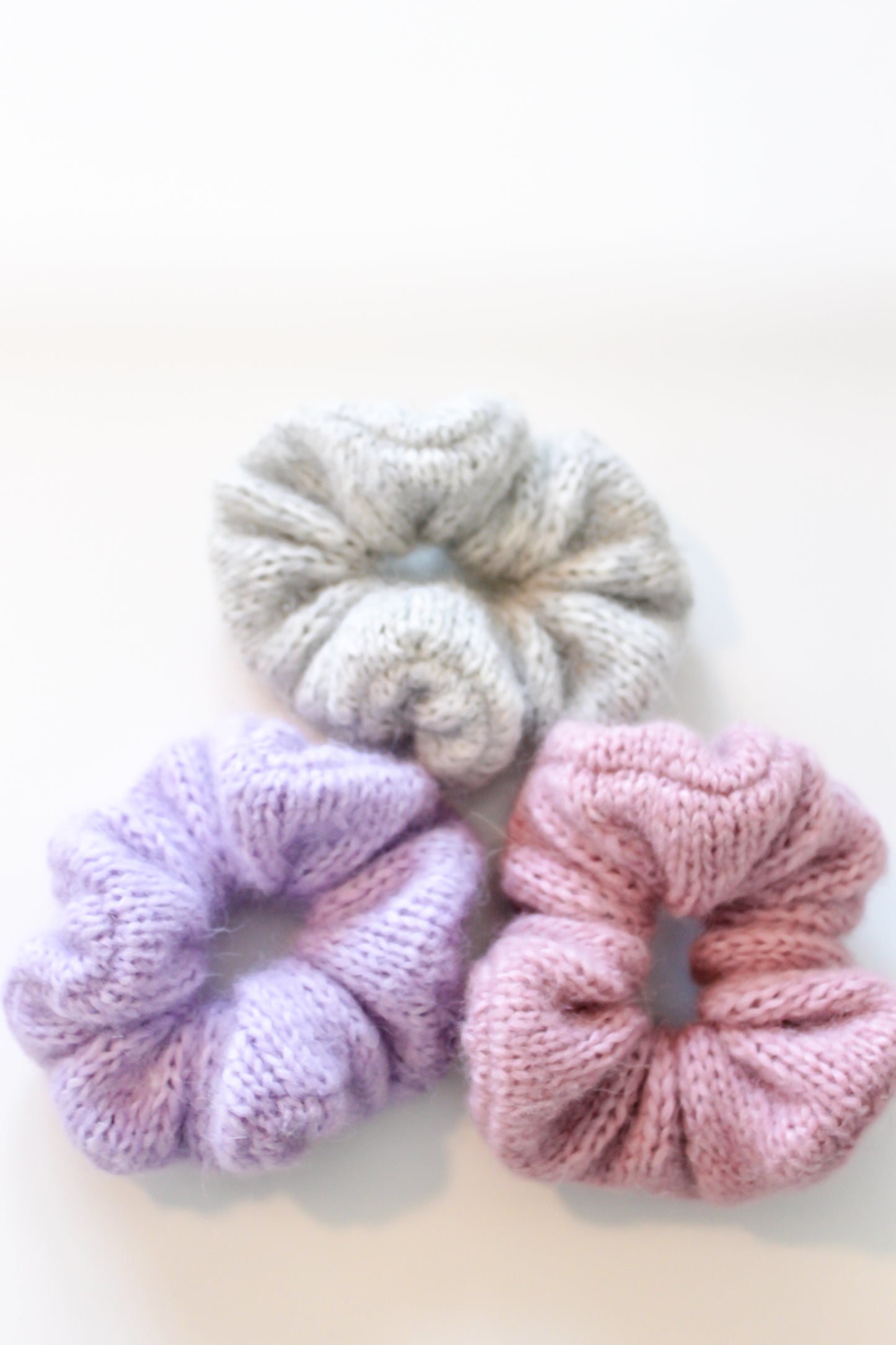 Roze scrunchie
